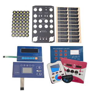 Autocollant de membrane rétroéclairé à LED avec embossage personnalisé pour clavier électronique - Product Image 1
