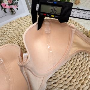 924 # Sujetador con aros push-up sin tirantes Sexy para mujer 1/2 Copa Color sólido moda Popular verano moda punto ajustado al por mayor - Product Image 6