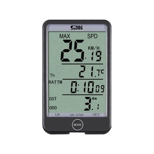 Không dây xe đạp Đồng hồ đo tốc độ đo đường <span class=keywords><strong>LCD</strong></span> đèn nền thông minh đi xe đạp máy tính - Product Image 1