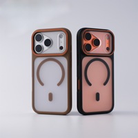 Nouvelle coque mate dépolie translucide en PC rigide magnétique pour iPhone 17, vente en gros, personnalisable pour iPhone 17 Pro Max