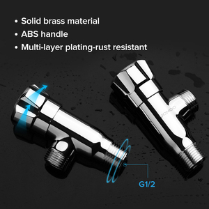 JOMOO Van Góc Nhà Vệ Sinh Chỉ Lạnh Van Góc Bồn Rửa Nhà Tắm Nhà Bếp Khách Sạn Van Góc Bồn Rửa Nhanh OEM Hai Chiều - Product Image 2