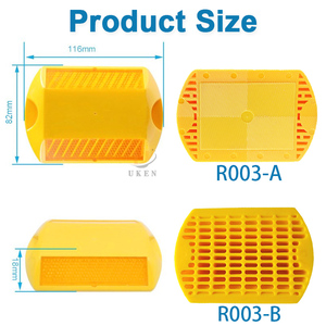 Ojos De Gatos Vial Carretera Para Tachas Viales Caminera Reflectiva Reflectantes Tachones Vialetas 3M Reflejantes Road Stud - Product Image 2