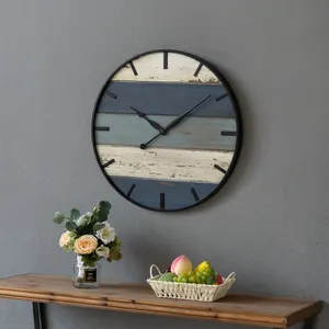 YUNFEI Latest Design Wooden Decoration Wall Clock Vintage Home Deor 55