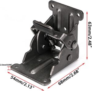 Charnières en fer à 90 degrés de haute qualité supports pliants support de jambe de Table pliante charnières de meubles - Product Image 4