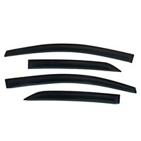 Déflecteur de pluie pour pare-brise de voiture noir, visière de porte pour Toyota Vios 2007 2008 2009 2010 2011 2012 2013, accessoires