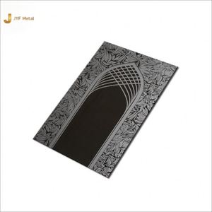 Láminas de Acero Inoxidable 304/316L con Grabado Personalizado EX139, Color PVD, Patrones Florales/Geométricos, Incluye Procesamiento de Soldadura - Product Image 3