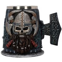 Mug à bière créatif avec poignée en relief, style vintage, grande capacité pour vin, bière, whisky - Compatible lave-vaisselle et micro-ondes