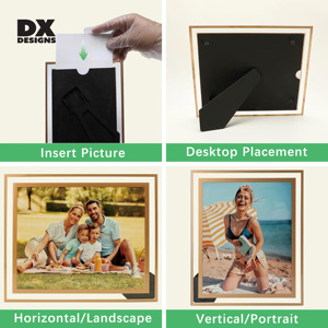 DX Thiết kế khung ảnh kính tùy chỉnh tinh thể trong suốt Kính Khen Thưởng trẻ em Khung ảnh cưới - Product Image 5