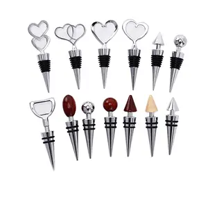 Customizable champagne wine bottle stopper Factory stock Aluminum alloy champagne stopper