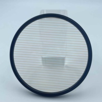 Filtre d'Éclat Cinématographique Anamorphique OEM Personnalisé Multi-Tailles Orange et Doré, Cadre en Aluminium, Verre Étanche pour Appareil Photo