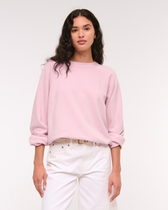 Sudadera Leduo Personalizada para Mujer, Color Rosa, Cuello Redondo, Estilo Holgado, para Uso Diario - Product Image 1