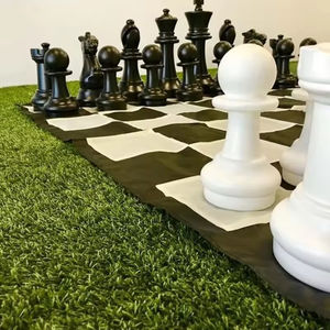 Fournisseur de pièces d'échecs géantes d'extérieur en vrac, idéal pour les écoles, les stations balnéaires, les centres communautaires, jeu d'échecs - Product Image 4