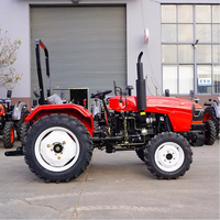 Tractor Agrícola Pequeño de 35 HP con Accesorios Opcionales: Cargador Frontal y Enganche de 3 Puntos, Compatible con Varios Implementos Agrícolas
