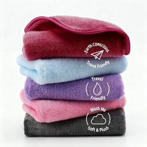 Paños Desmaquillantes <span class=keywords><strong>de</strong></span> Microfibra con Logotipo Personalizado en Múltiples Colores, <span class=keywords><strong>Borrador</strong></span> <span class=keywords><strong>de</strong></span> <span class=keywords><strong>Maquillaje</strong></span> - Product Image 3