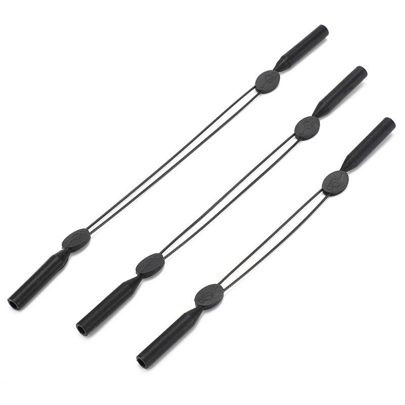 Omnful No-Tail Adjustable Glasses Strap – 3 Pack, Steel Wire & Silicone, For Sunglasses & Eyeglasses