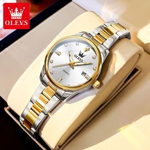   3621 Vente en gros OEM, logo personnalisé, montre à quartz pour femme, classique, étanche, calendrier, acier, cadeau pour femme - Product Image 2