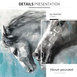 <span class=keywords><strong>Peinture</strong></span> à l'huile faite à la main toile course <span class=keywords><strong>cheval</strong></span> mur Vintage animaux <span class=keywords><strong>peinture</strong></span> <span class=keywords><strong>acrylique</strong></span> abstraite - Product Image 5