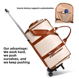 Nouvelle valise de voyage grande capacité, pliable, conçue pour les femmes, avec une poignée, adaptée au transport de vêtements et de costumes, et de - Product Image 1