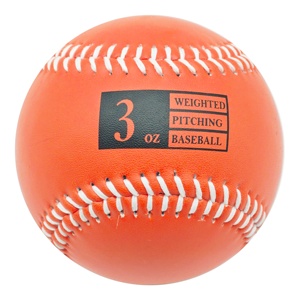 Palla da Baseball Pesata con Copertura in Pelle Spaccata da 9 Pollici per Allenamento di Lancio e Forza del Braccio per Mancini/Destri - Product Image 2