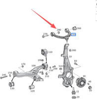 Pièces automobiles PMA A1663301807 A1663301707, bras de suspension supérieur, neuf d'origine pour Mercedes-Benz W166 X166
