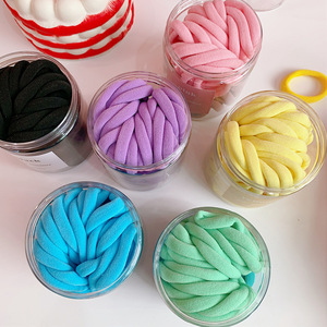 50 cái/hộp Gradient đoạn đường nối chất lượng cao liền mạch đầy màu sắc đàn hồi tóc ban nhạc màu Rắn Đồng bằng tóc dây để giữ tóc - Product Image 2