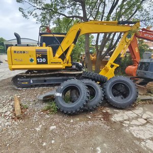 Precio barato de alta calidad usado Komatsu Pc130 máquina de movimiento de tierras precio bajo 13Ton excavadora con motor de núcleo y motor en stock - Product Image 2