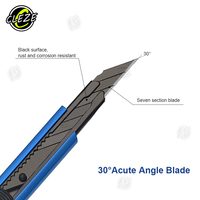 CLEZE Premium couteau utilitaire 9mm 30 ° degrés lames coupe fenêtre Film PPF véhicule Wrap outils