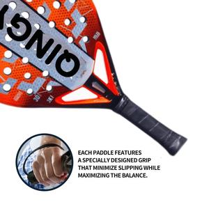 Raquetas de Pádel Qinyu de Alta Calidad, Material de Fibra de Carbono Resistente, para Profesionales, con Cara Suave - Product Image 5