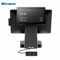 Micropos - Sistema de Punto de Venta (TPV) Todo en Uno de 15 Pulgadas, Hardware EPOS para Comercio Minorista