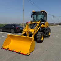 Nouvelle Chargeuse sur Pneus Articulée 2026 de 1,5 Tonne (Capacité 1500 kg) avec Commande par Joystick et Pompe Moteur pour Jardin, Ferme et Construction