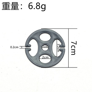 Clip circular con hebilla para funda de asiento de coche de plástico, accesorios para cojín de asiento, duradero - Product Image 4
