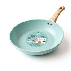 Sartén de aluminio en oferta, sartén para saltear con revestimiento antiadherente para estufas de gas e inducción. - Product Image 1