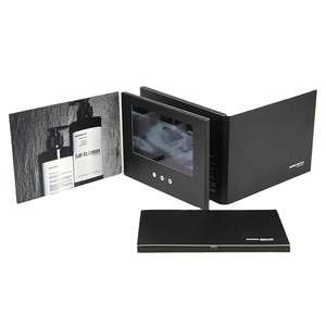 Promoción LCD <span class=keywords><strong>Video</strong></span> Tarjeta de visita Tarjeta de felicitación Boda <span class=keywords><strong>Video</strong></span> Libro 7 pulgadas Pantalla LCD Postal <span class=keywords><strong>Video</strong></span> Folleto - Product Image 5