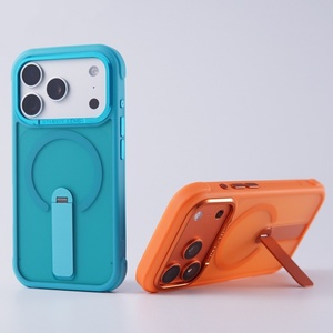 Funda Magnética Translúcida Mate para iPhone 18 12 13 14 15 16 17 Pro Max con Protección de 360 Grados, Gran Venta °   Funda Protectora para Soporte de Teléfono - Product Image 1