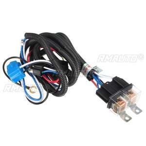 1/2pcs 7'' H4 Headlight 2 Headlamp Relay Wiring Harness Car <b>Light</b> <b>Bulb</b> <b>Socket</b> Plug for Car Auto Headlight - Product Image 2