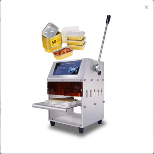 New Arrival Hand Press Manual <b>Aluminum</b> Foil Box Bowl Take-away Food Customizable Snack <b>Container</b> Cup Sealing Machine 161 110cm - Product Image 2