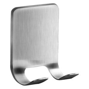 Support de rasoir mural en acier inoxydable, sans perçage, finition polie rectangulaire - Product Image 5