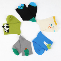 Chaussettes de dessin animé mignonnes, chaussettes en coton Kawaii Panda pour femmes et hommes, chaussettes décontractées amusantes créatives, vente en gros personnalisée