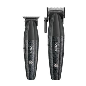 VGR V-640 Tosatrice Professionale Ricaricabile con Lama DLC 9000RPM, Set per <span class=keywords><strong>Barbiere</strong></span>, Trimmer Professionale per Salone - Product Image 1