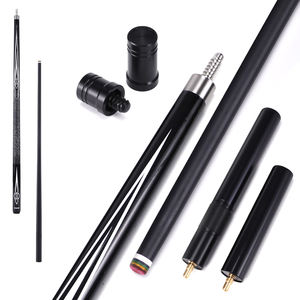 Xikuno karbon Fiber havuz Cue 1/2 bilardo Cue 11.5mm/12.5mm grafit sıcak satış siyah - Product Image 2