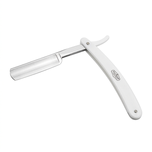 Rasoir de barbier en acier inoxydable de couleur personnalisée avec manche en bois et lame simple - Prix raisonnable, meilleure qualité - Product Image 1