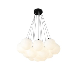 <span class=keywords><strong>Plafonnier</strong></span> <span class=keywords><strong>Art</strong></span> <span class=keywords><strong>Déco</strong></span> à encastrer, lustre boule à bulles, télécommande, intensité variable, fer et <span class=keywords><strong>verre</strong></span>, salon, éclairage d'usine OEM - Product Image 4