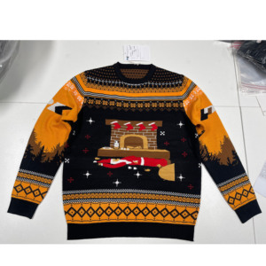 سترة عيد الميلاد-سترة جديدة للرجال والنساء غير رسمية تناسب جميع المباريات رقبة مستديرة سترة قبيحة - Product Image 2