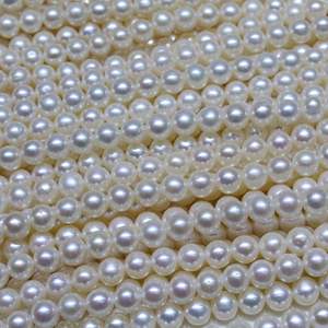 Collier de perles d'eau douce naturelles de 9-10 mm, rond, à forte luminosité avec de légères imperfections, cadeau pour la fête des mères, accessoire, directement de l'usine - Product Image 4