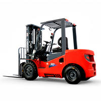 Chariot élévateur diesel 3 tonnes avec transmission automatique, hauteur de levage 3m-6m et déplaceur latéral pour entrepôt et usine