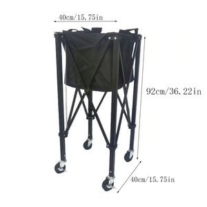Manufacturer Wholesale <strong>Tennis</strong> Cart <strong>Balls</strong> Storage Bag Foldable Portable <strong>Tennis</strong> <strong>Basket</strong> - Product Image 2