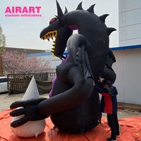 Dragon gonflable de costume gonflable d'événement de dragon pour la fête costumée d'Halloween