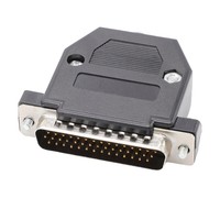 Connecteur de soudure DB44 D-SUB 3 rangées 44 broches avec coque en plastique noir pour atelier de programmation ECU