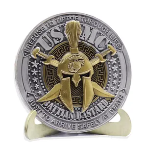 Monete Commemorative Souvenir sfida rame ottone Design gratuito personalizzato del produttore