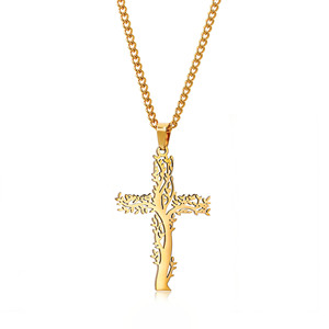 Collar con colgante <span class=keywords><strong>de</strong></span> árbol <span class=keywords><strong>de</strong></span> la <span class=keywords><strong>vida</strong></span> <span class=keywords><strong>de</strong></span> acero inoxidable religioso basado en la fe <span class=keywords><strong>de</strong></span> alta calidad - Product Image 3